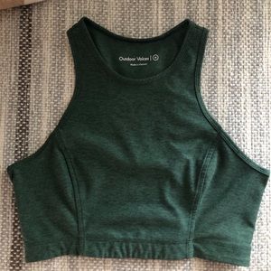 Outdoor Voices Athena Crop Top in Hunter